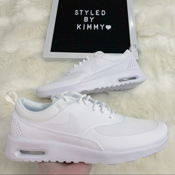 🌸 Nike air Max Thea Sneakers Shoes White - Picture 3 of 7